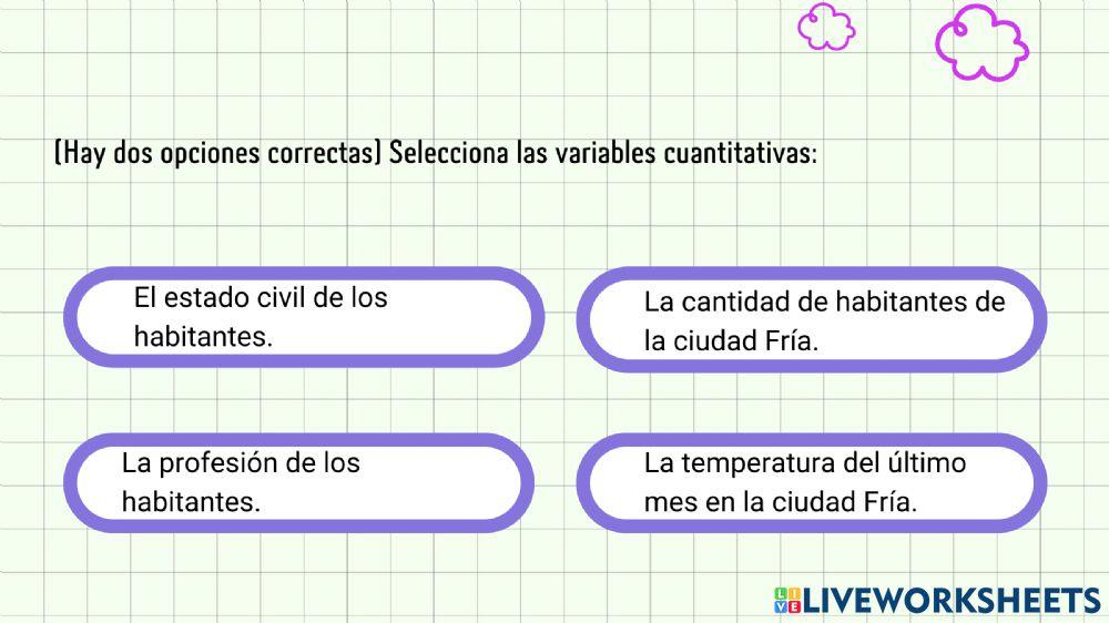 Variables  estadisticas