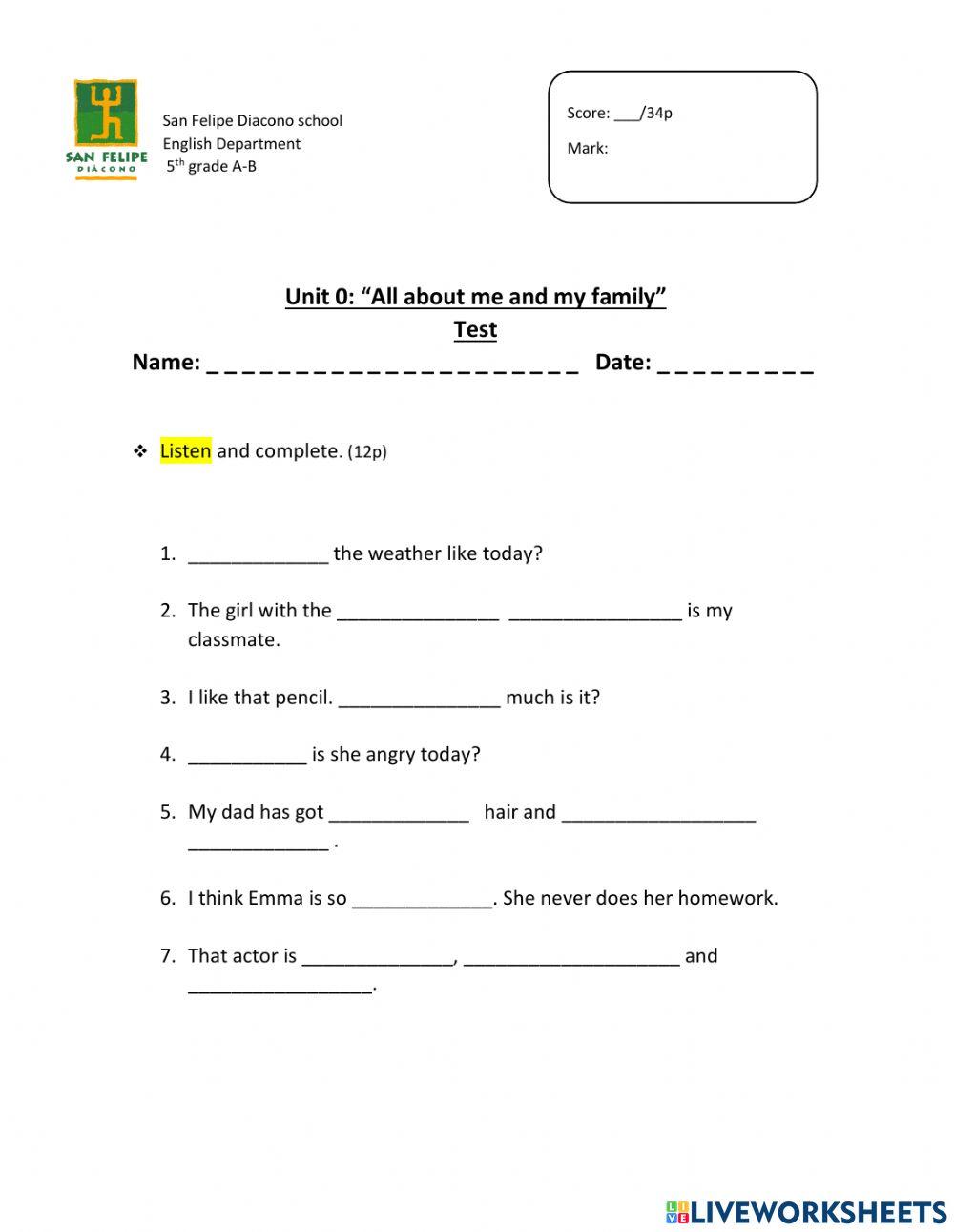 Physical and psychological description