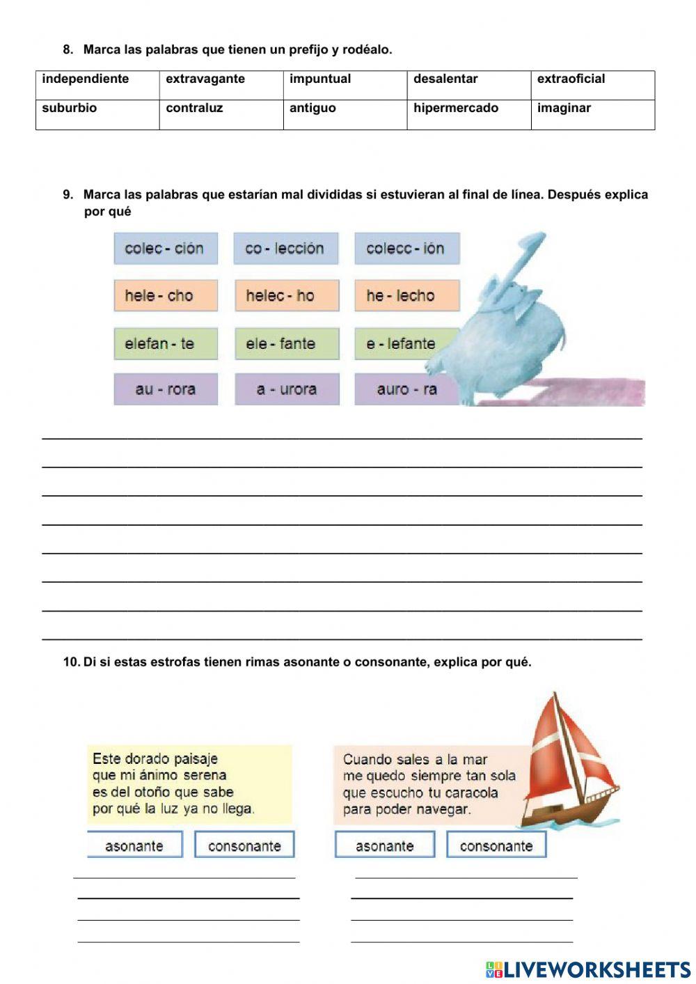 Repaso pronombres personales y verbo