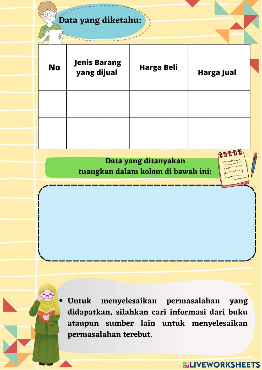 LKPD Aritmatika Sosial Pertemuan 2