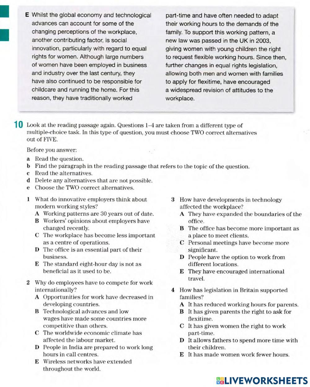 IELTS 6.0 - Unit 2 - Lesson 1 - Reading Practice