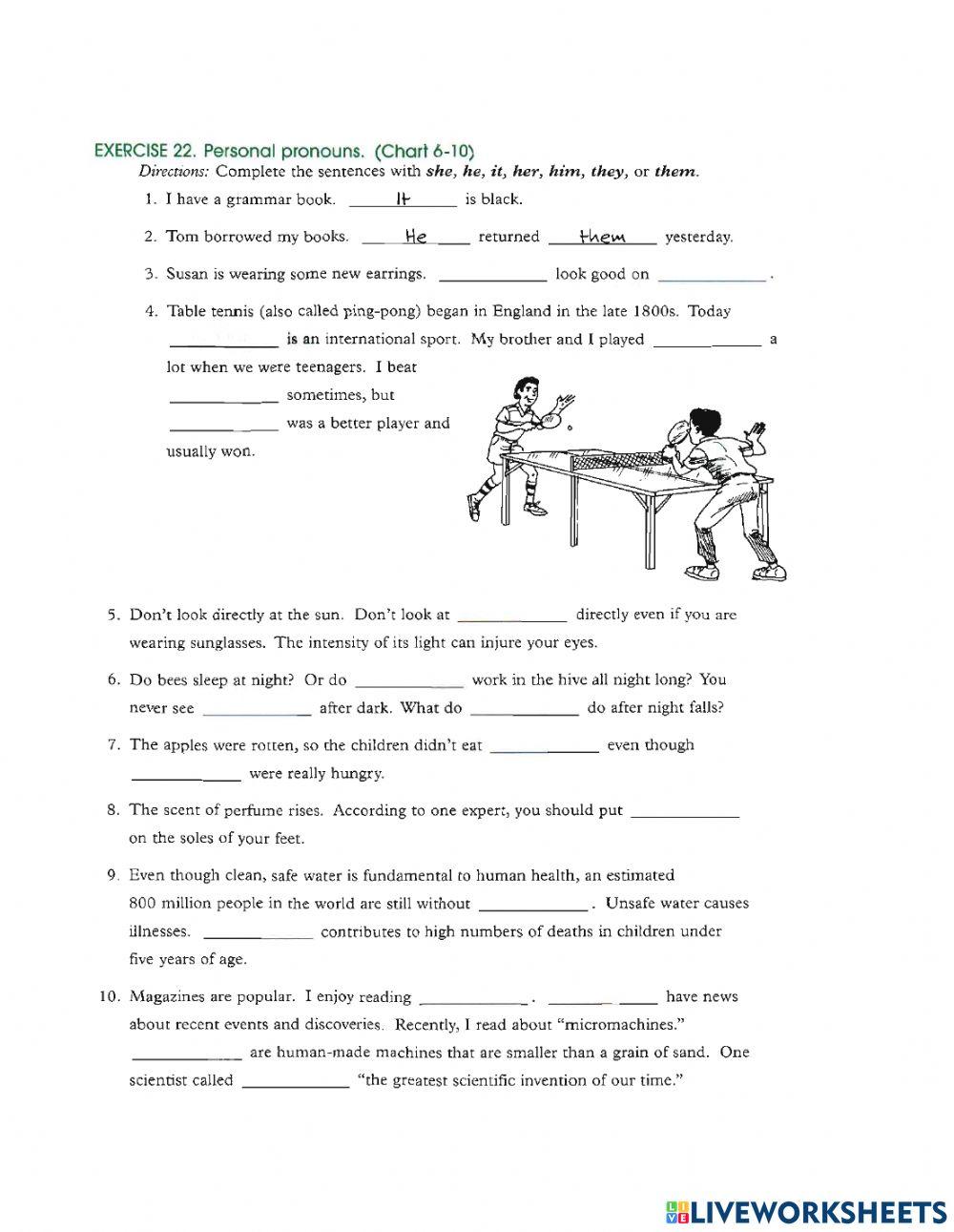 Pronouns - Intermediate
