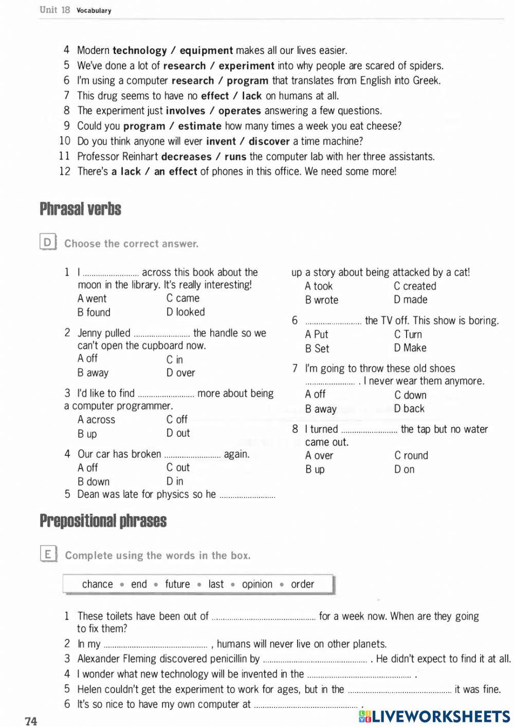 Inventions and discorveries