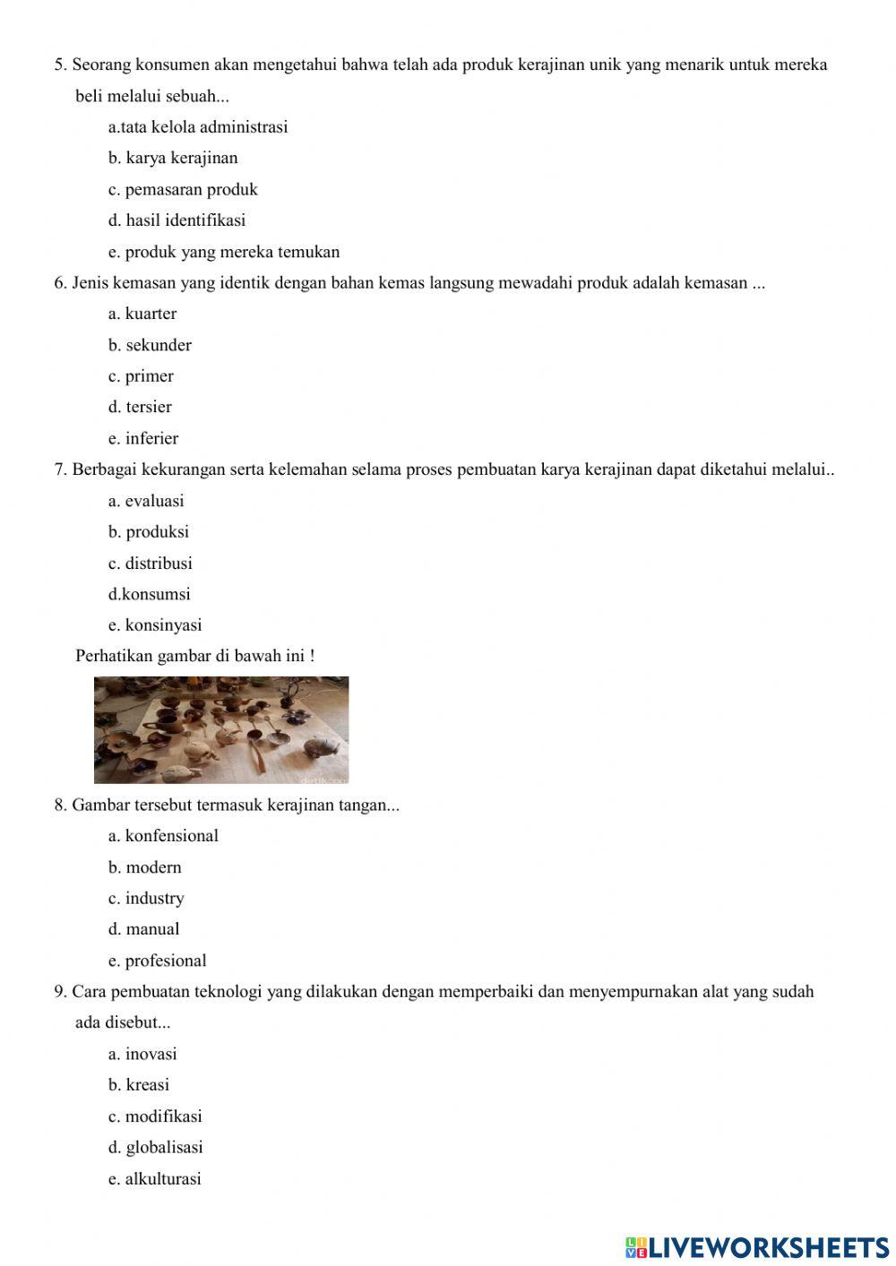 Ujian prakarya kelas xii ipa-ips