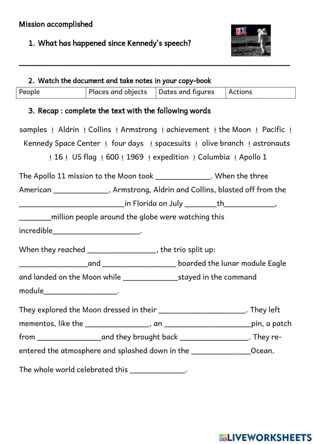 Mission accomplished