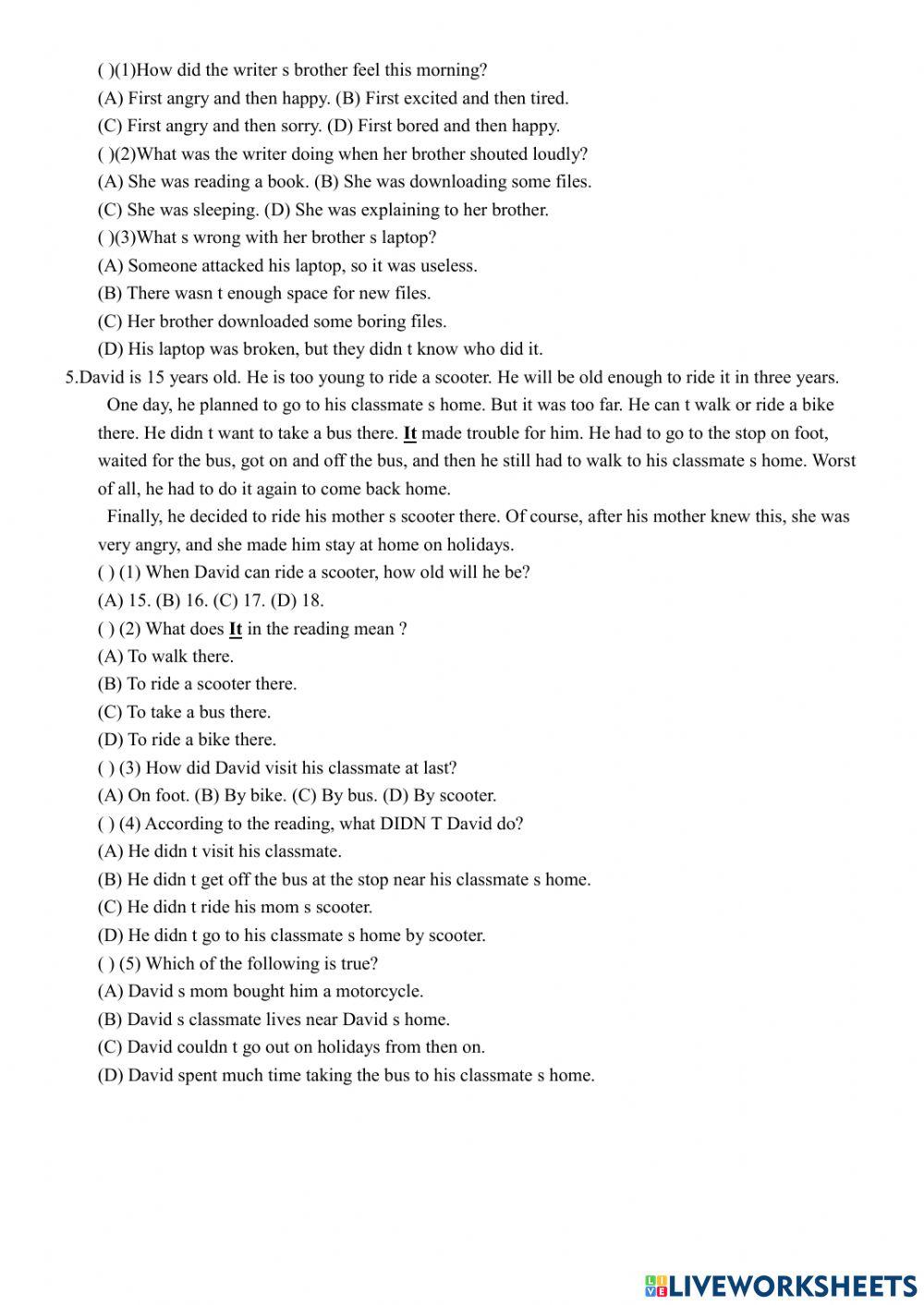 Reading Exercises for Beginners-1