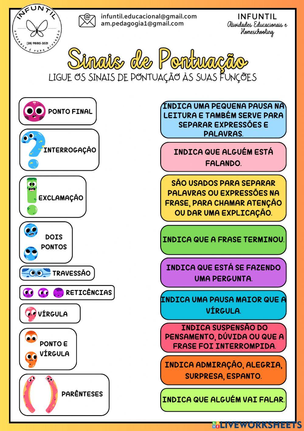 Sinais de Pontuação