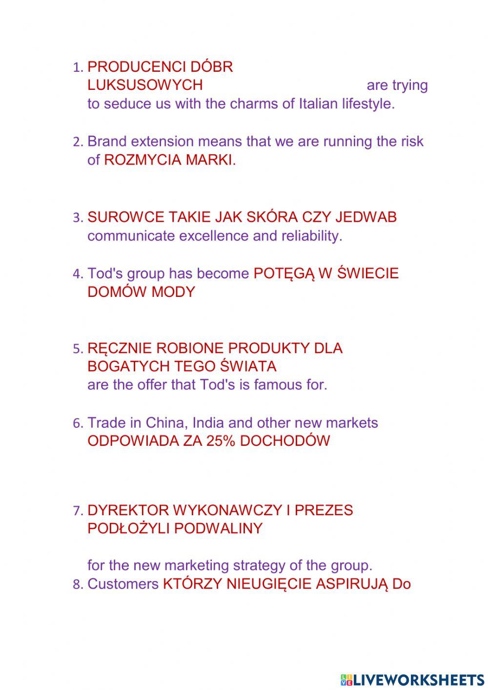 Voc for MLU u 2 lead text transla