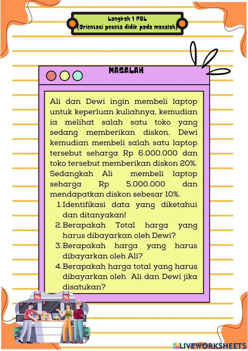 LKPD Aritmatika Sosial Pertemuan 3