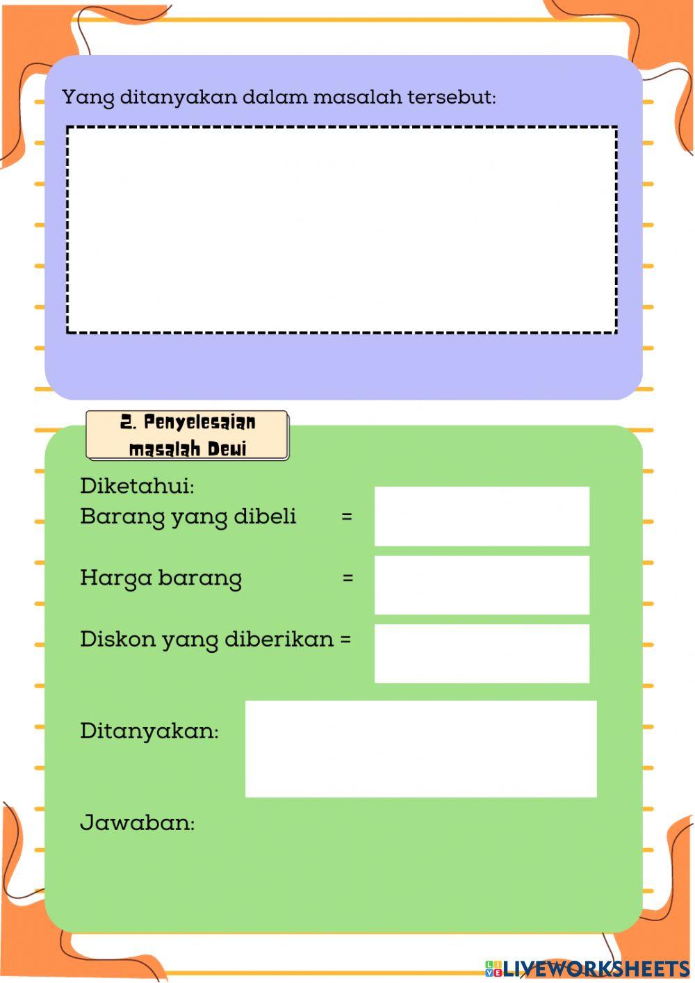 LKPD Aritmatika Sosial Pertemuan 3