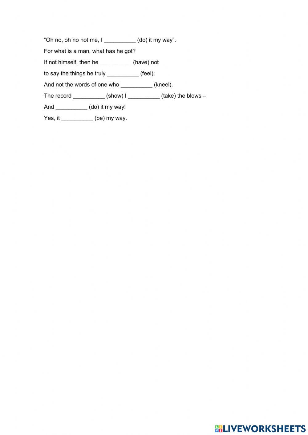 My Way - Frank Sinatra