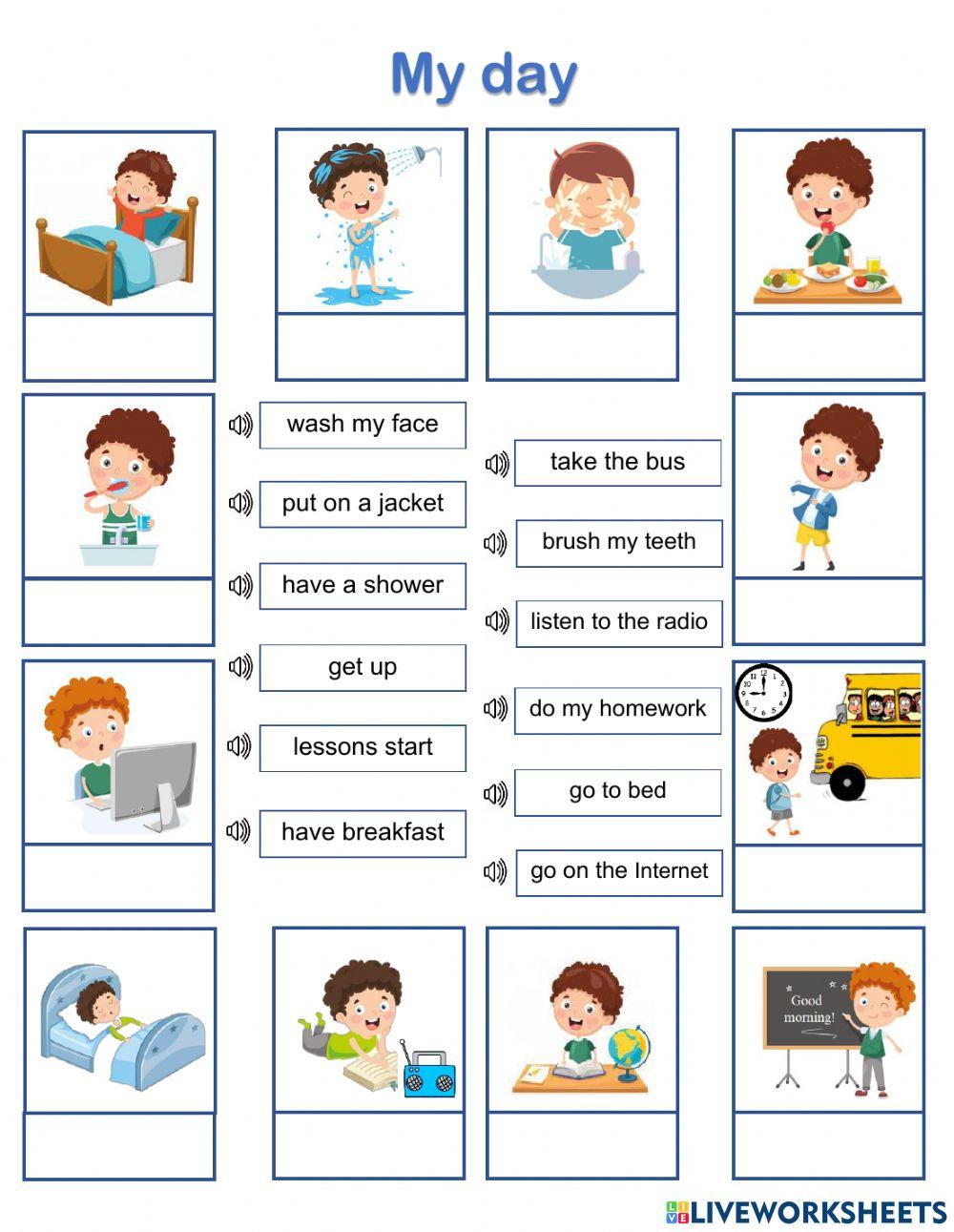 706968 daily routine silvana liveworksheets