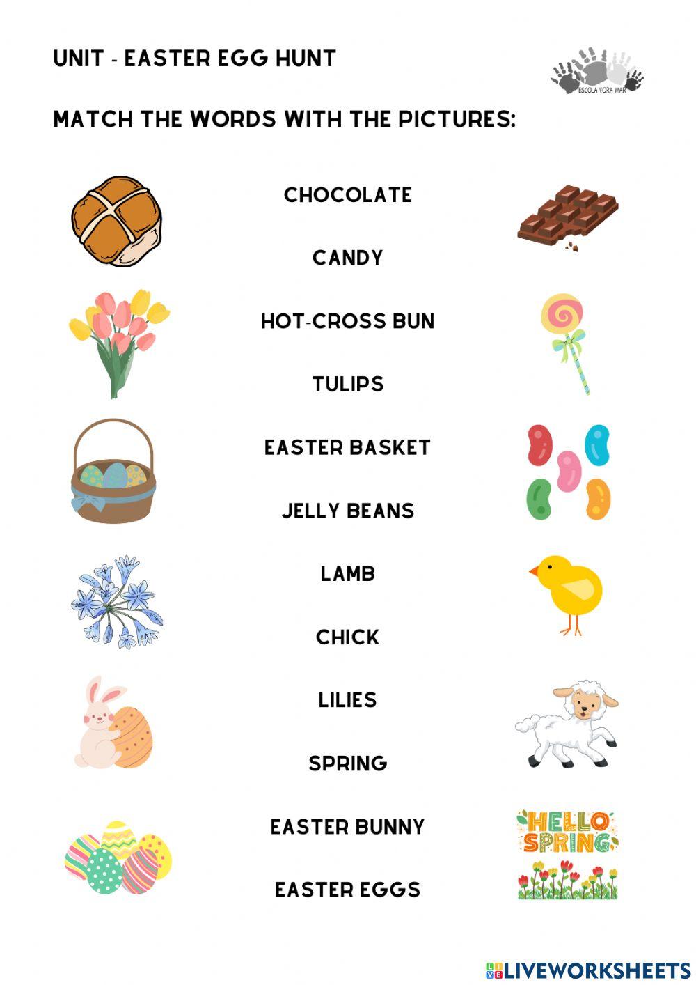 Match the pictures with the words