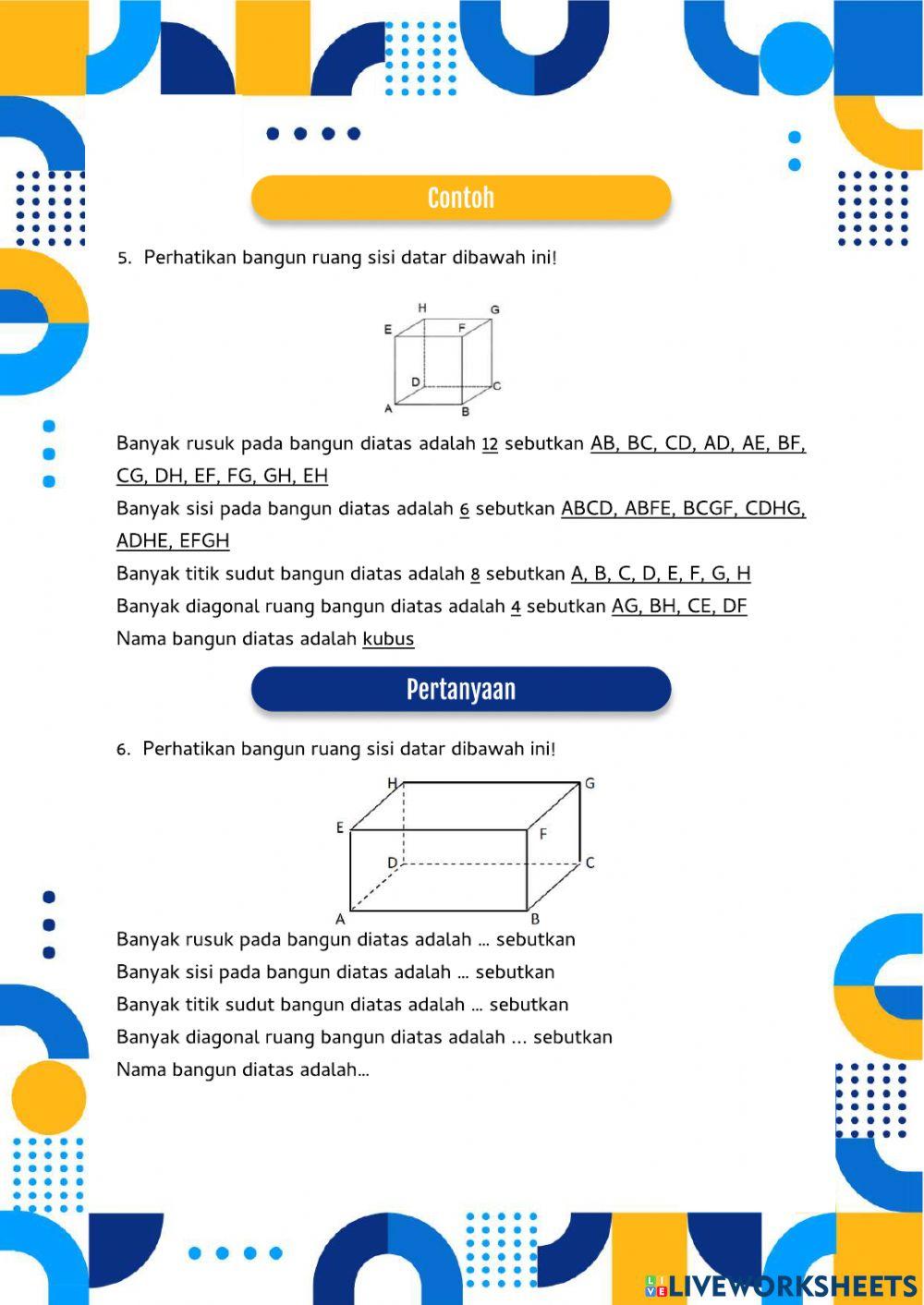 LKPD Bangun Ruang Sisi Datar