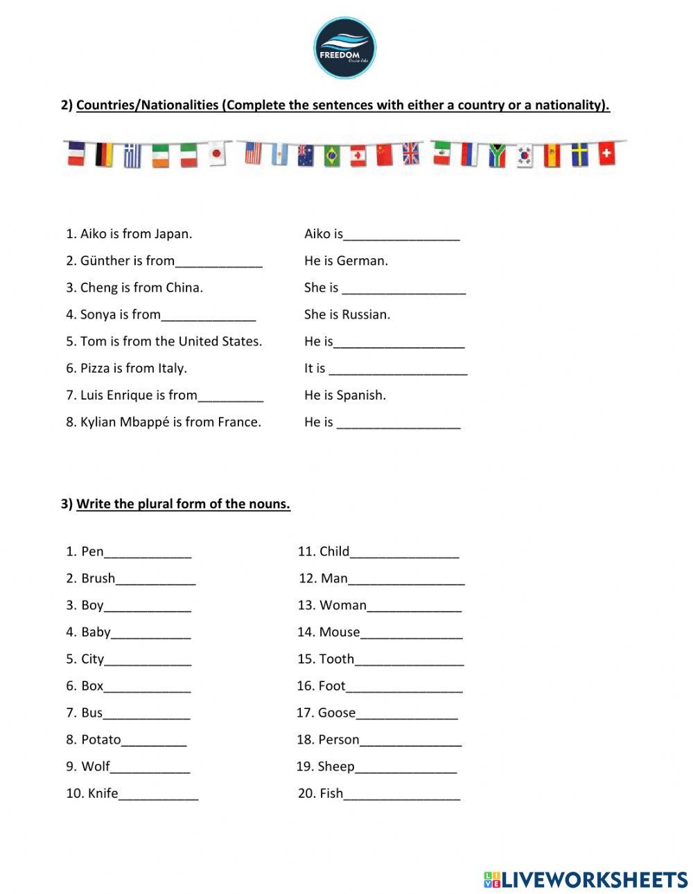 Final Exam Elementary