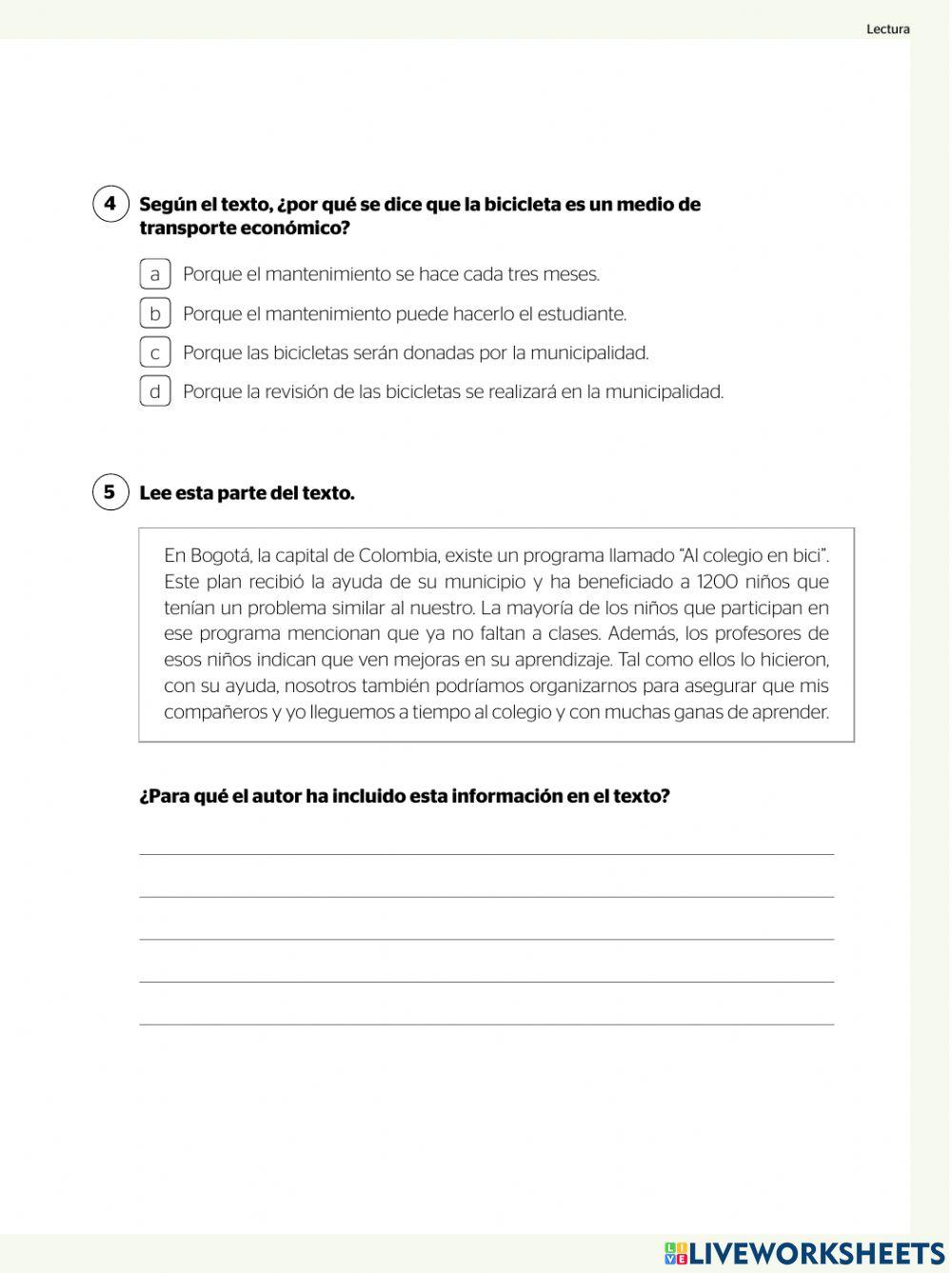 La carta de la delegada del salón