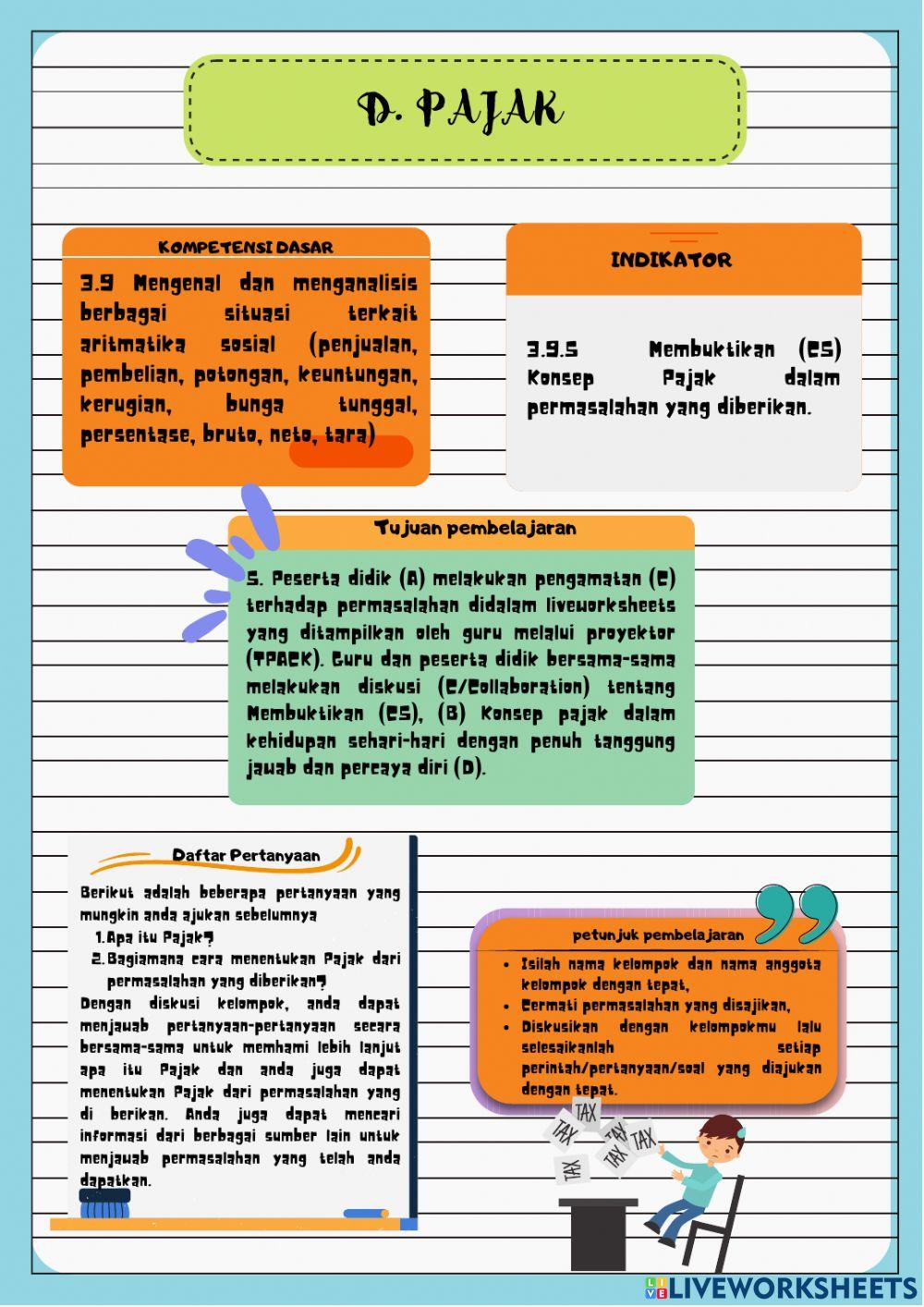 LKPD Aritmatika Sosial pertemuan 4