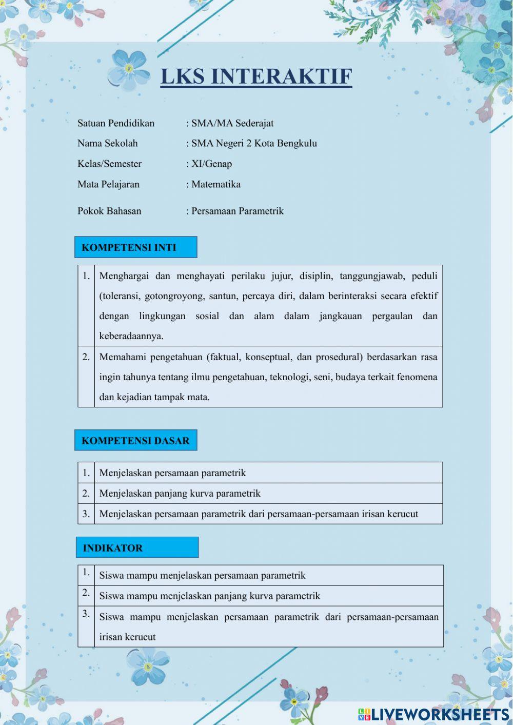 A1C021007-Terra Dinda Andhara-LKS Interaktif-Persamaan Parametrik