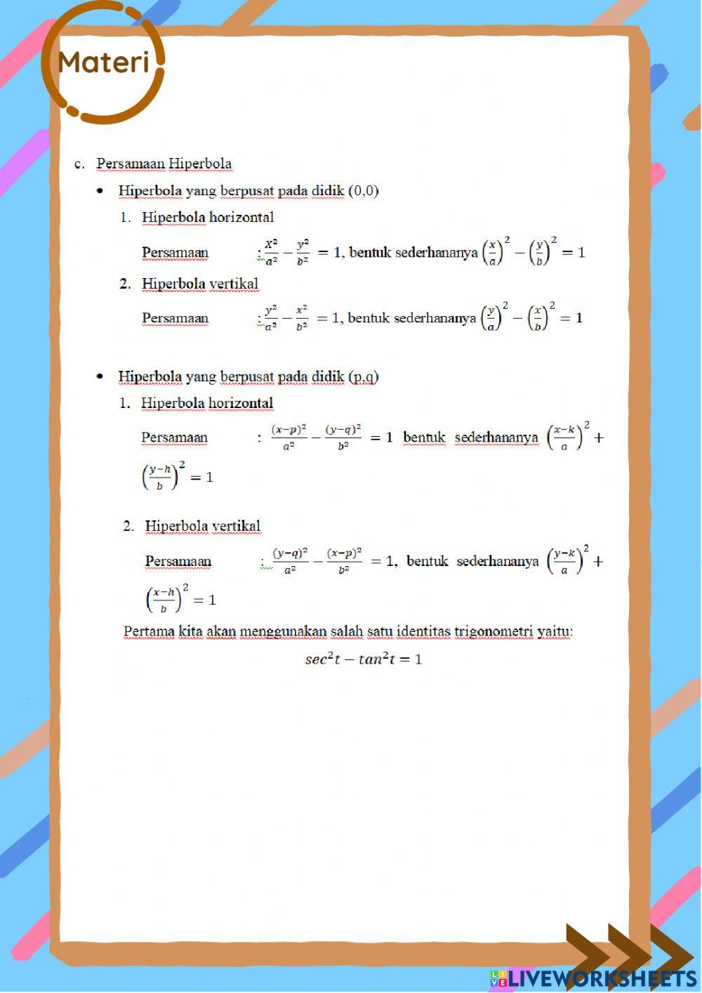E-LKPD-Persamaan Parametrik