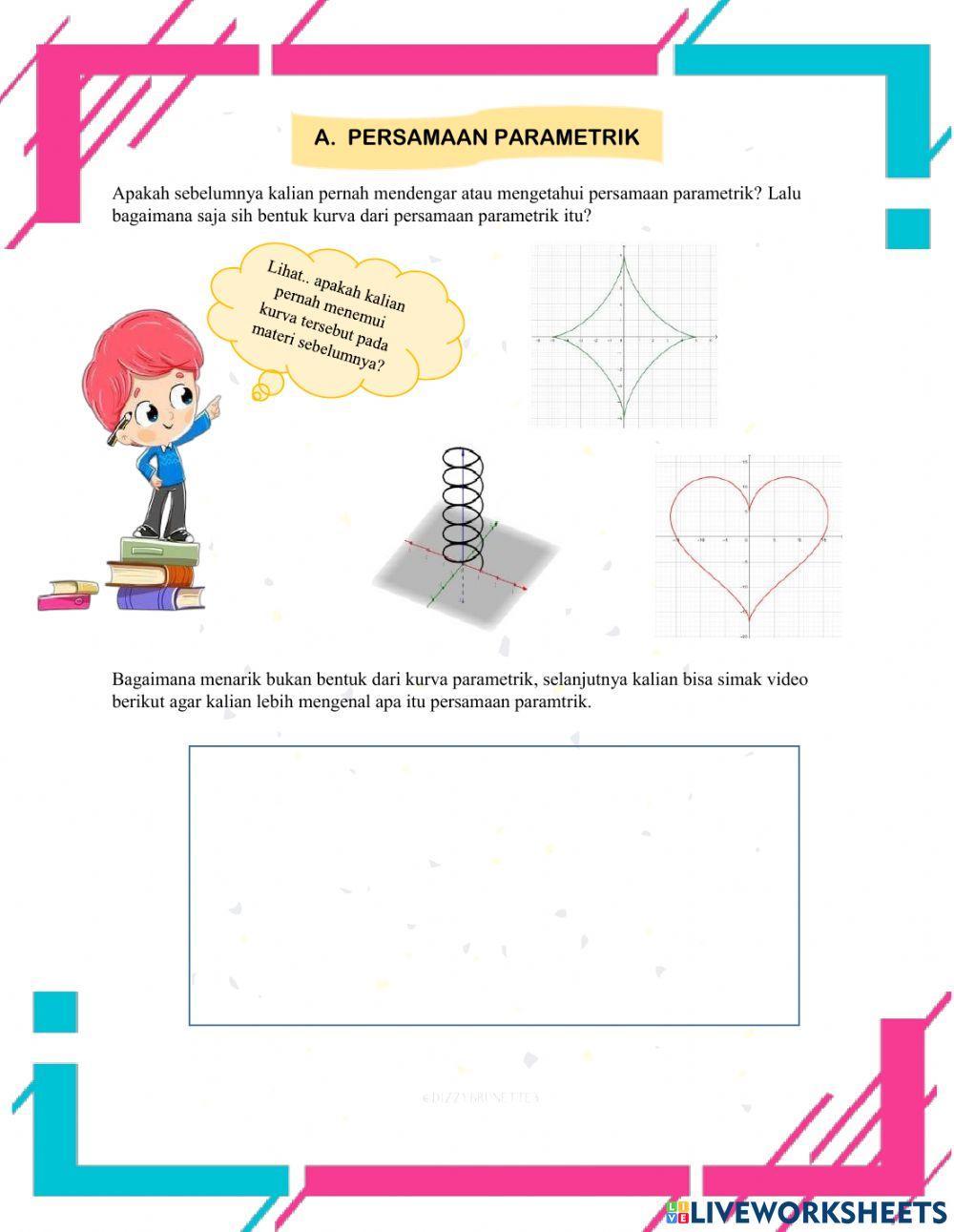 Persamaan Parametrik