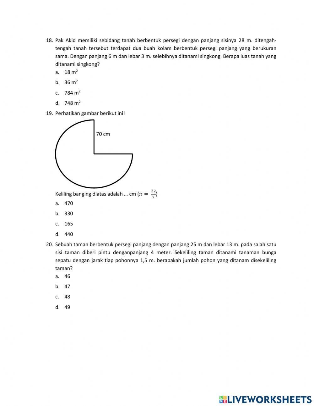 Latihan soal ASPDBK Kelas 6