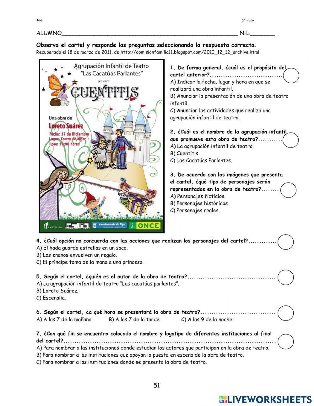 Comprensión lectora