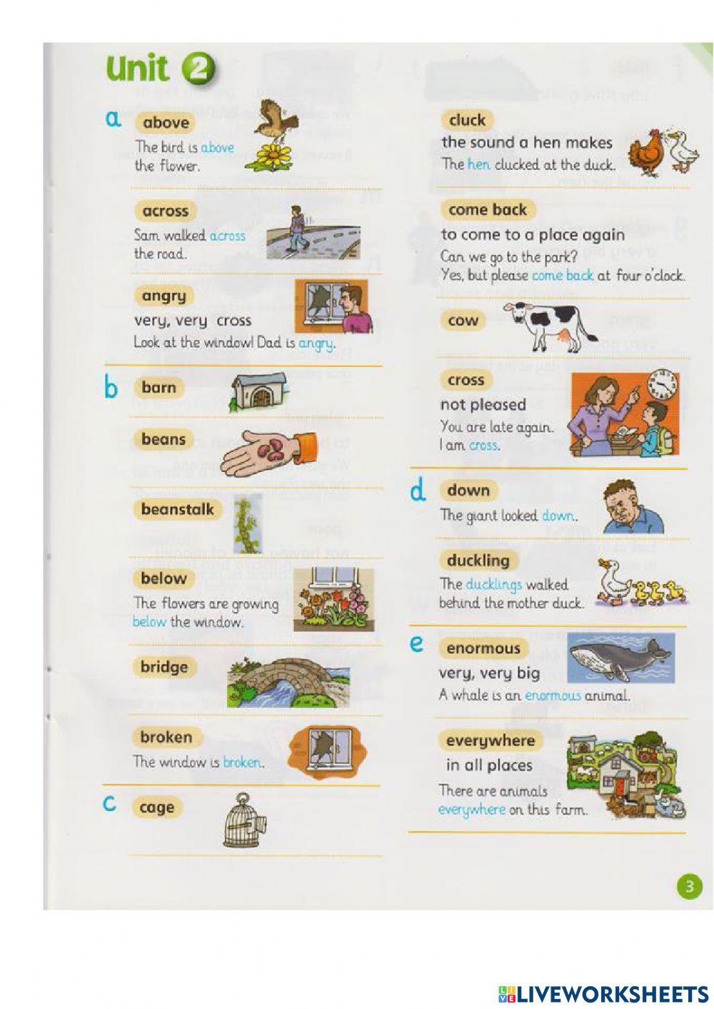 English world. Unit 2