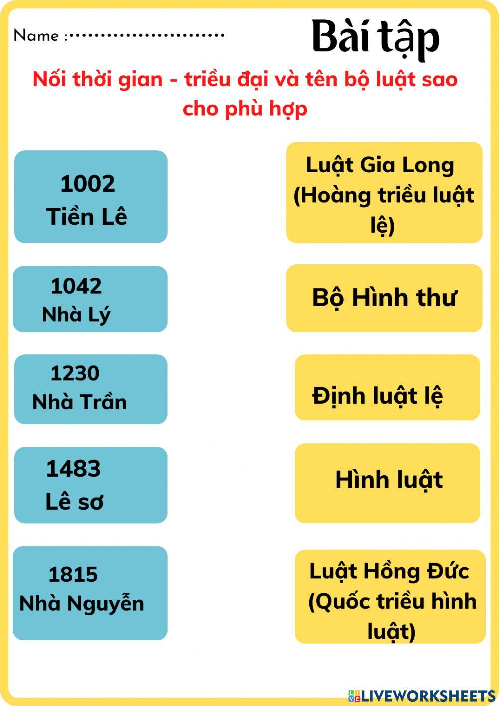 Bài tập bài 15