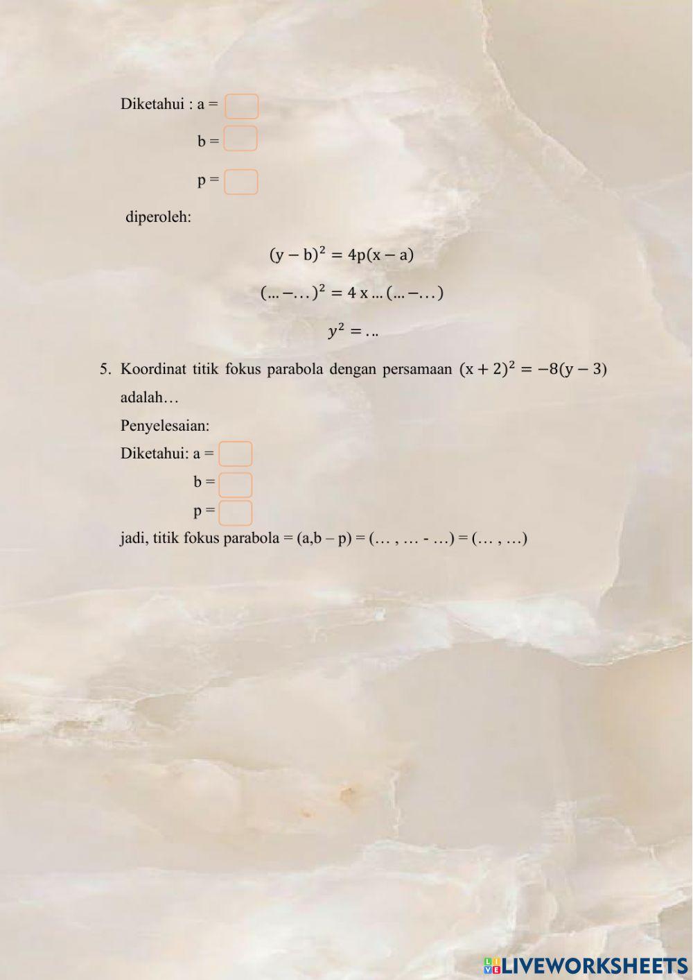 LKS Interaktif Irisan Kerucut