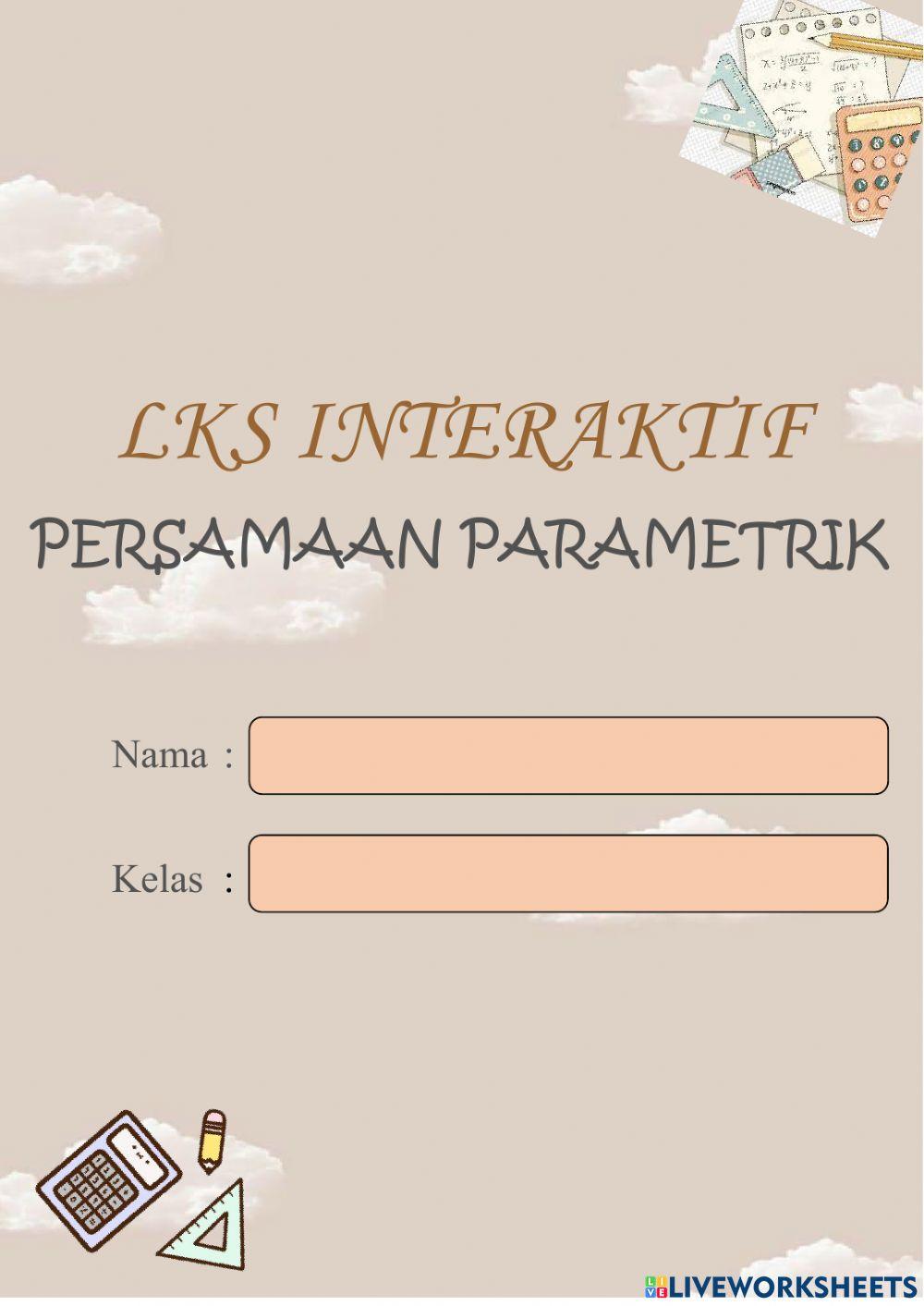 LKS Interaktif (Persamaan Parametrik)
