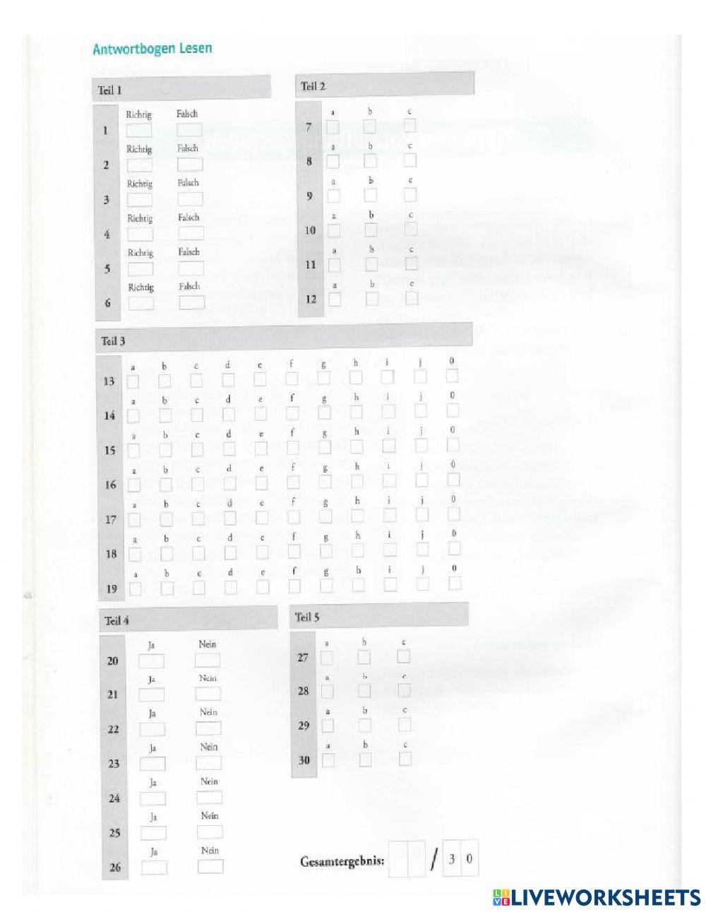 B1 Antwortogen Lesen (MT4 Mit Erfolg)