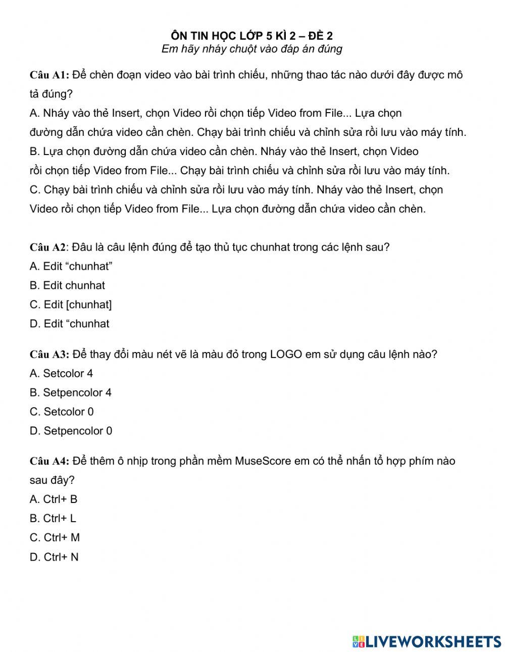 On hk 2 - tinn 5 de 2