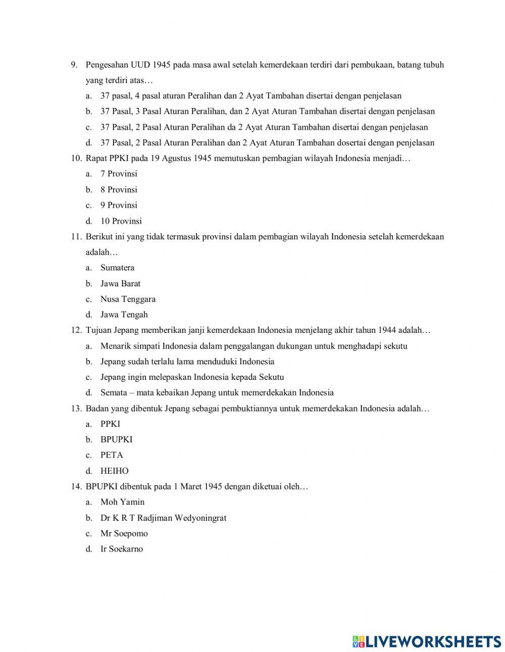 Penilain Tengah Semester Genap