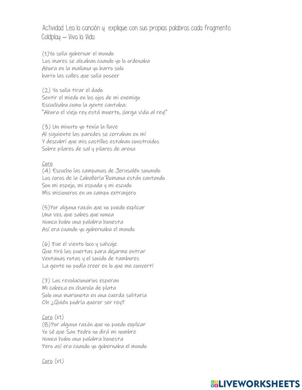 Coldplay - Viva la Vida 2