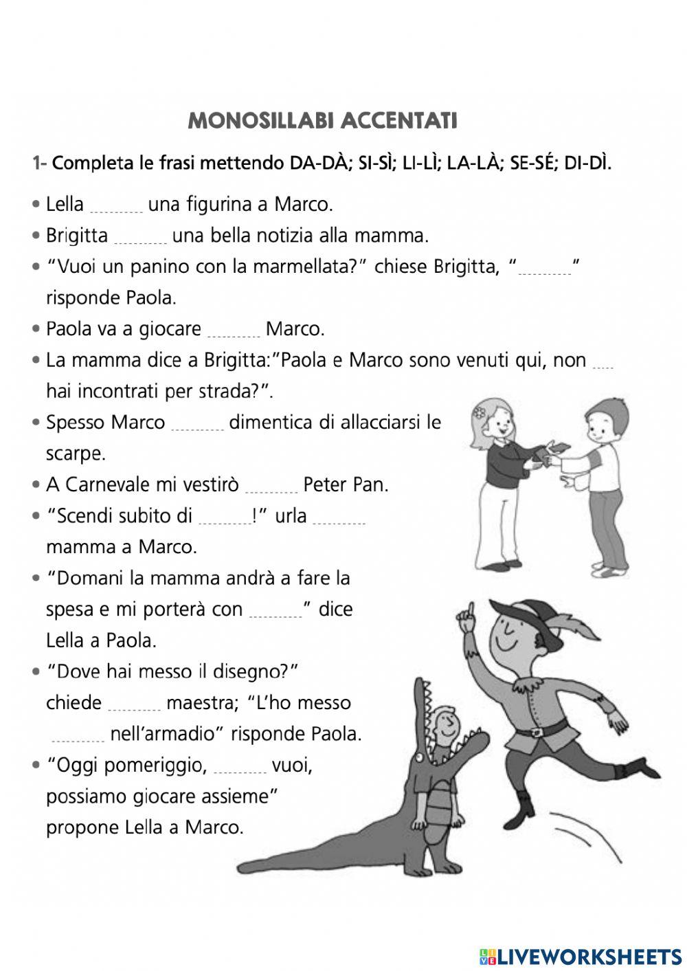 Monosillabi accentati