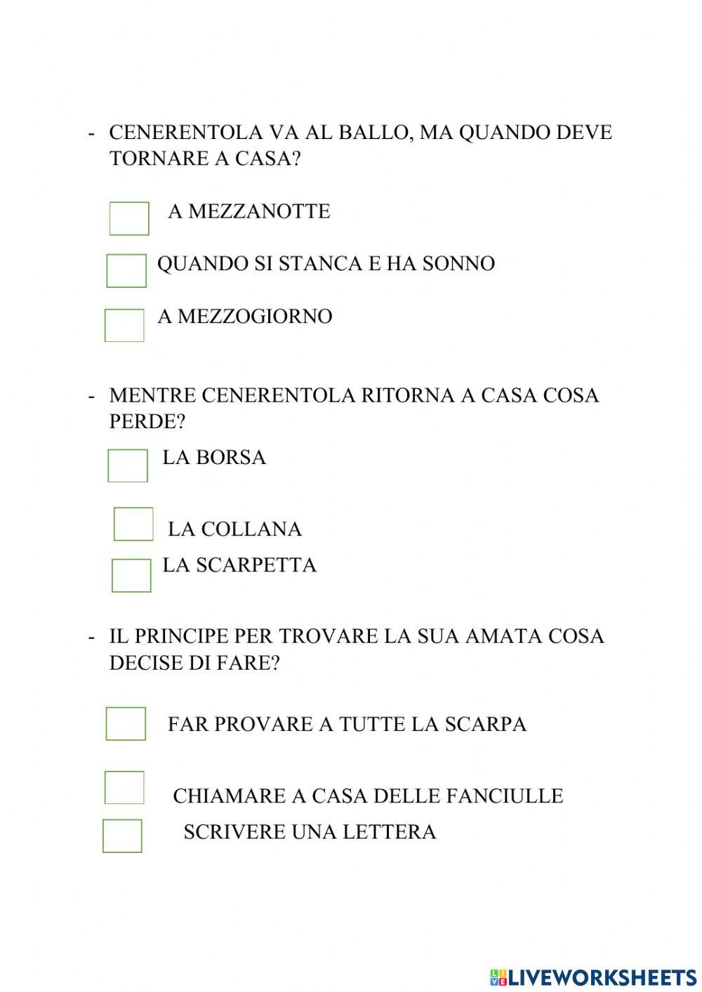 Ascolta e comprensione