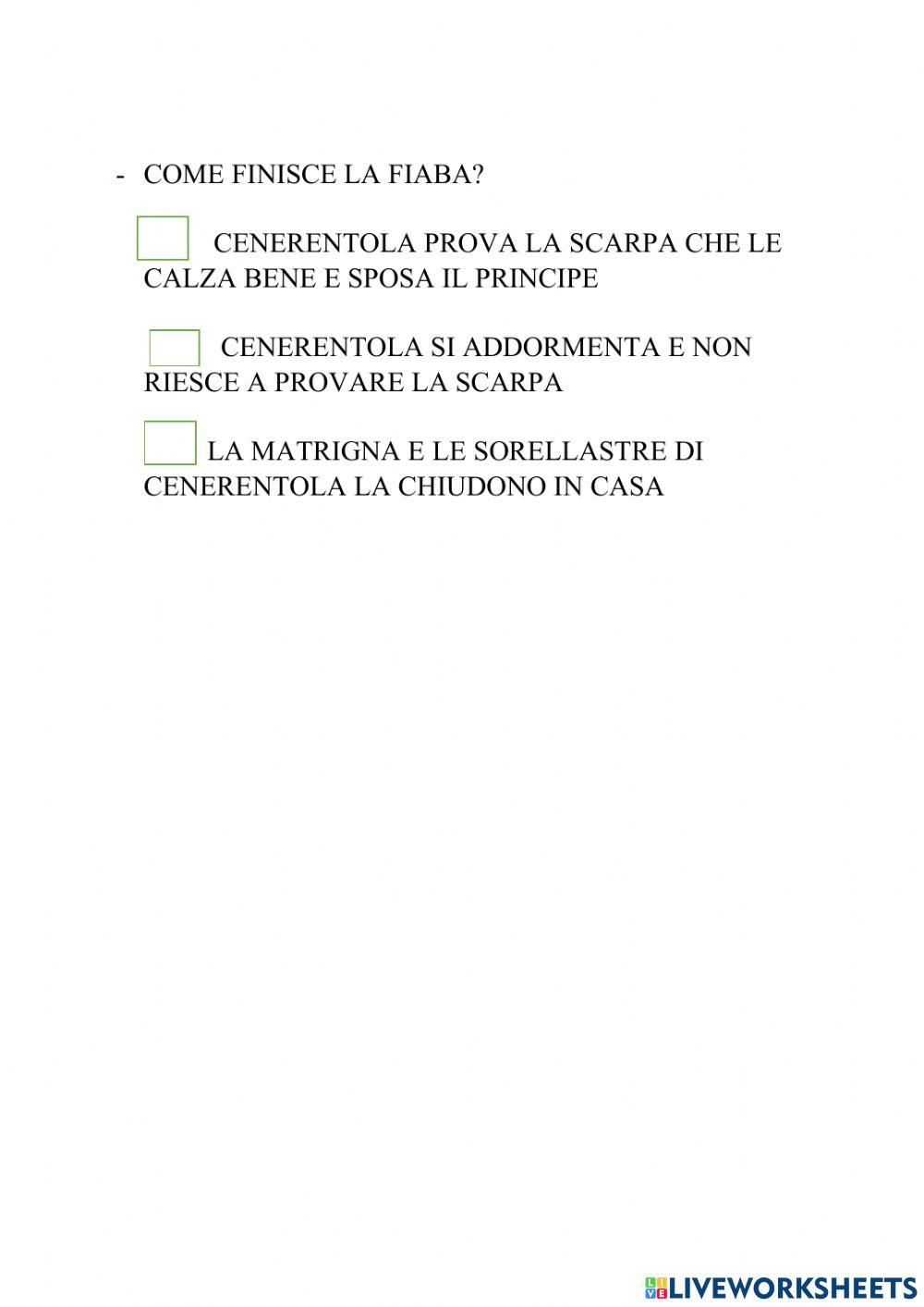 Ascolta e comprensione