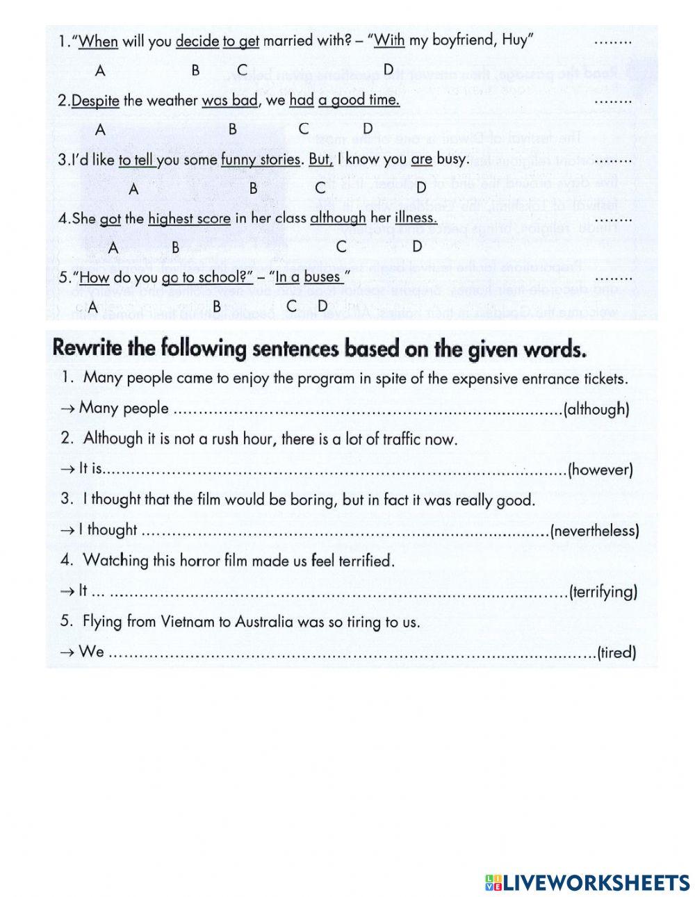 Lop 7- review unit 7-8-9- basic