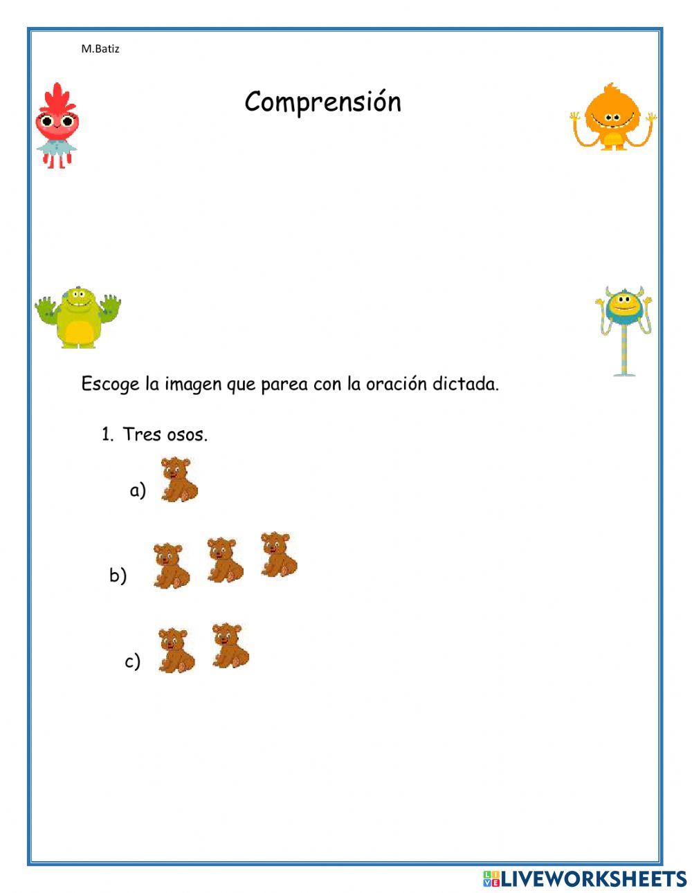 Comprensión lectora