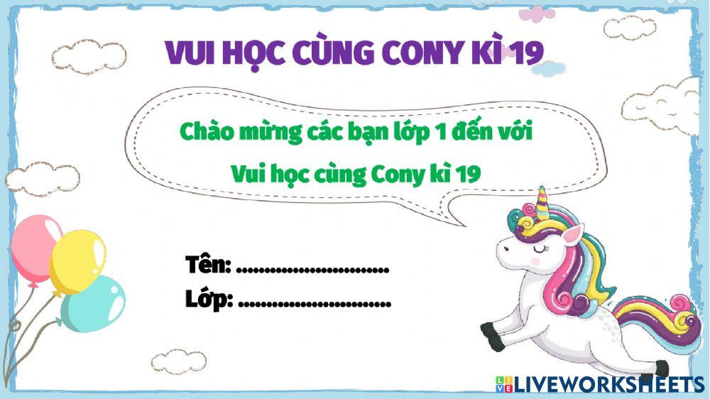 Vui học cùng Cony kì 19