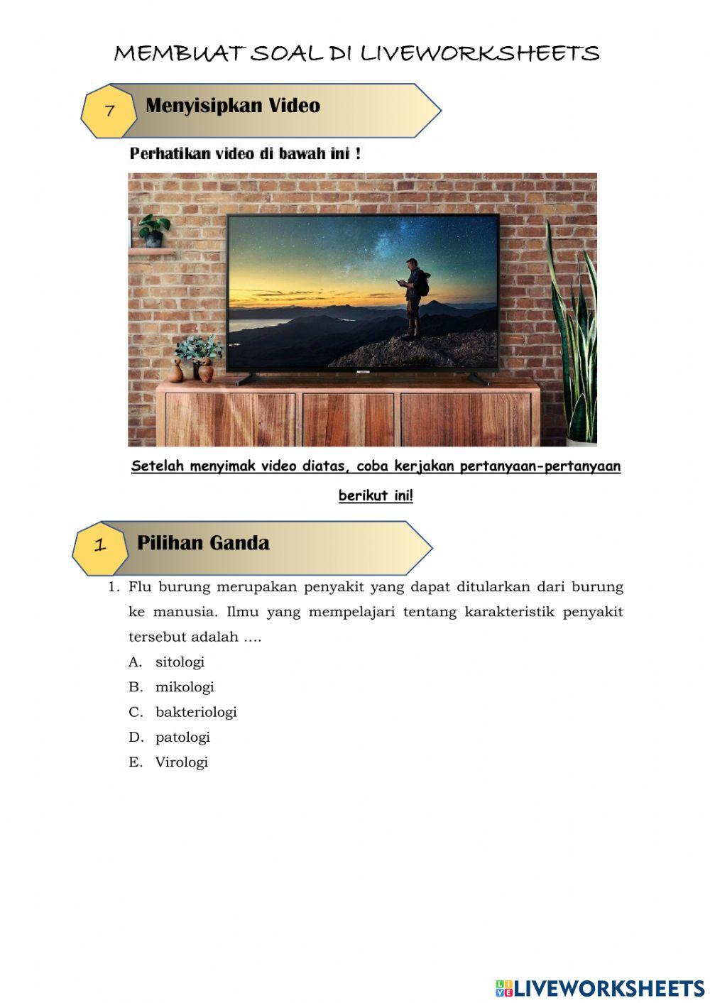 Latihan Membuat LKPD Keanekaragaman Hayati