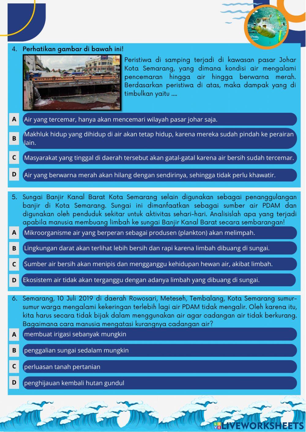 Pretetst LKPD Elektronik Berbasis Kearifan Lokal Kelas 5 Tema 8 Sub Tema 1 Pembelajaran 5