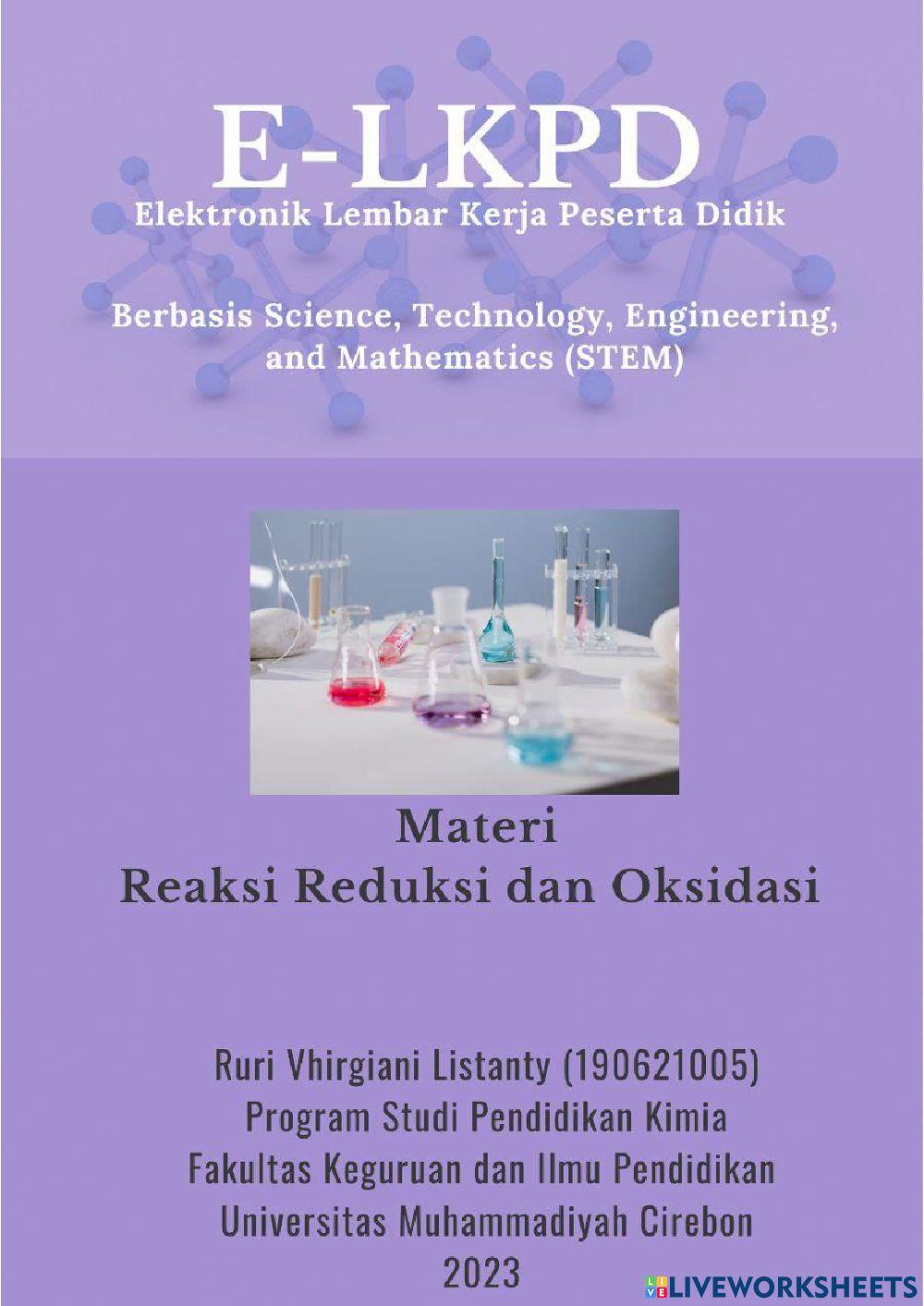 Materi Konsep Redoks pertemuan 1