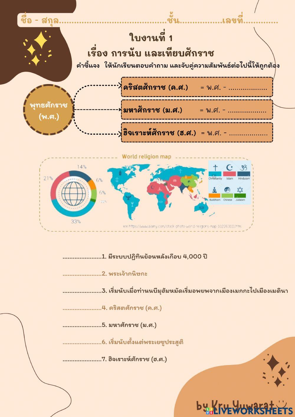 การนับ และเทียบศักราช