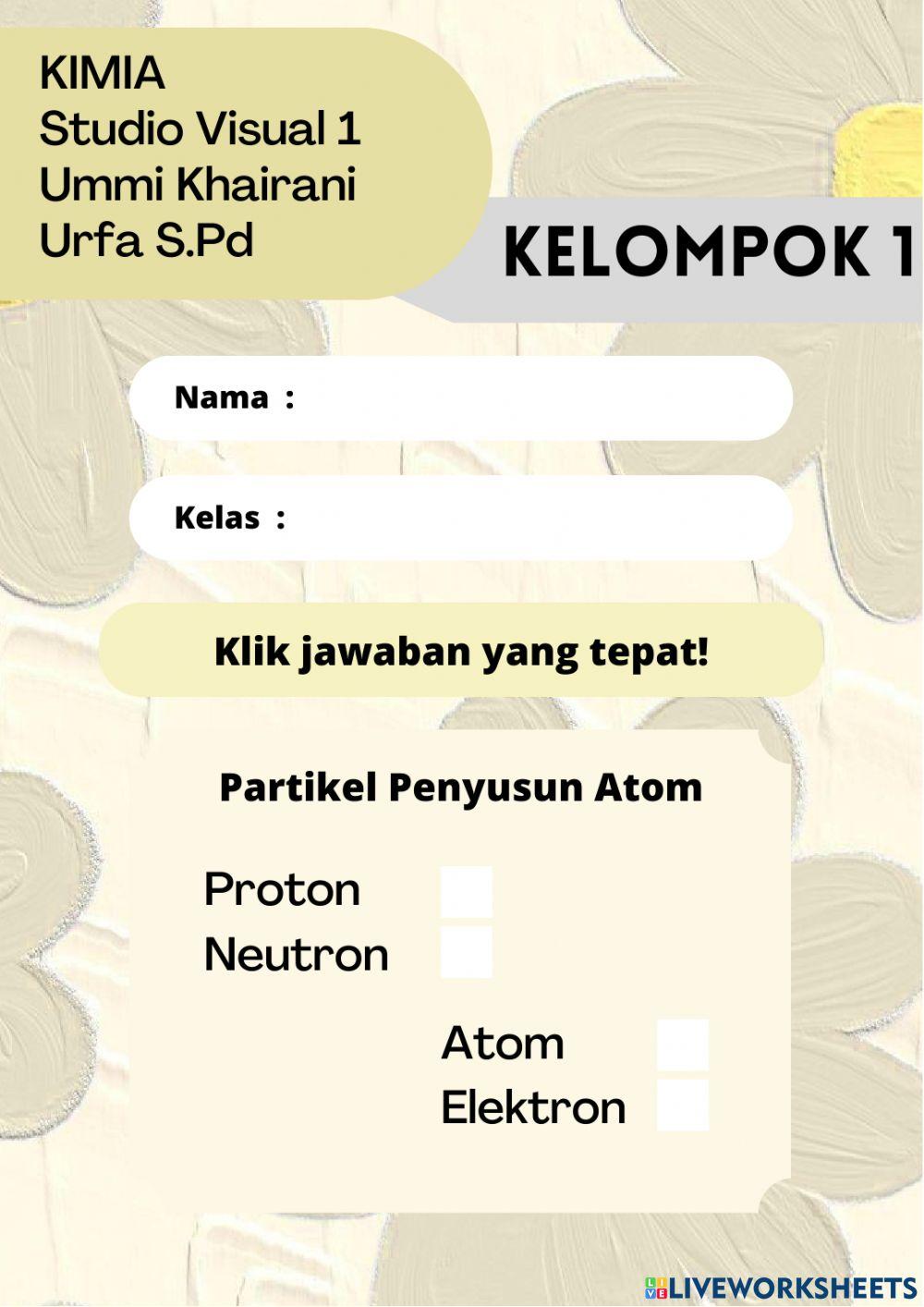Kimia Kelompok 1