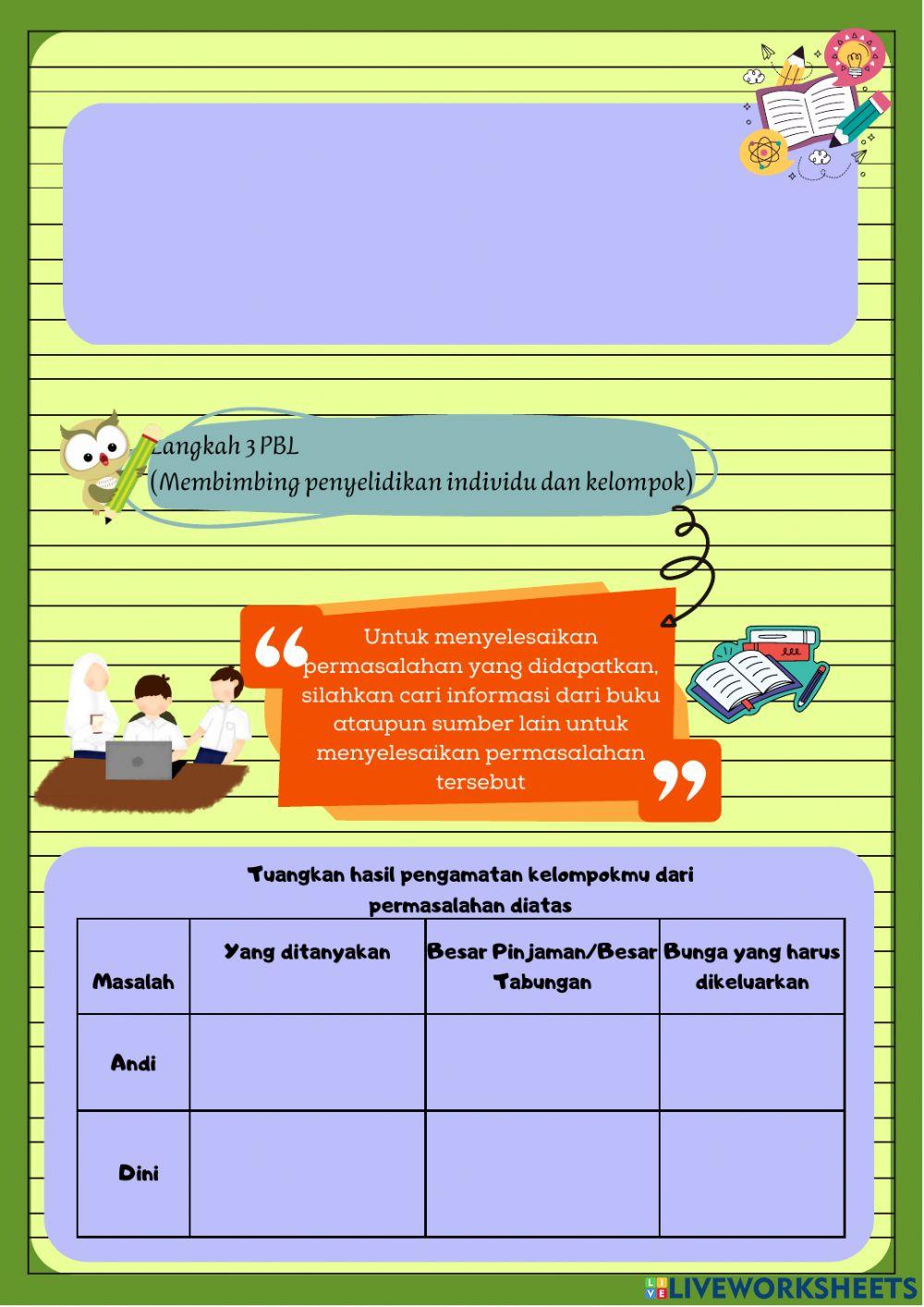 LKPD Pertemuan 5 Aritmatika Sosial