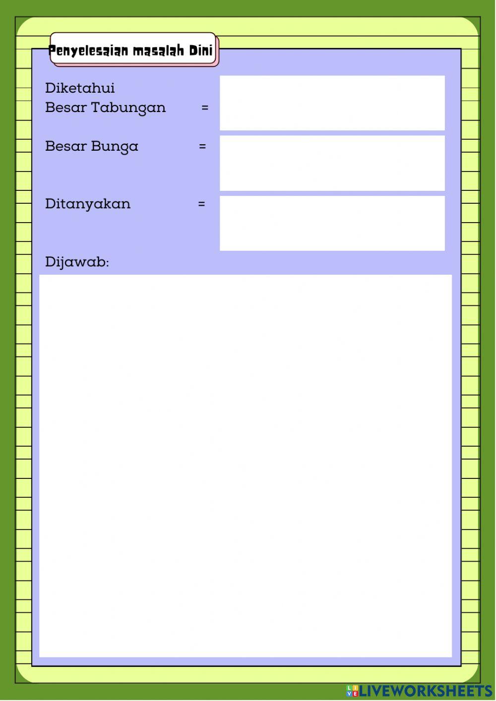 LKPD Pertemuan 5 Aritmatika Sosial