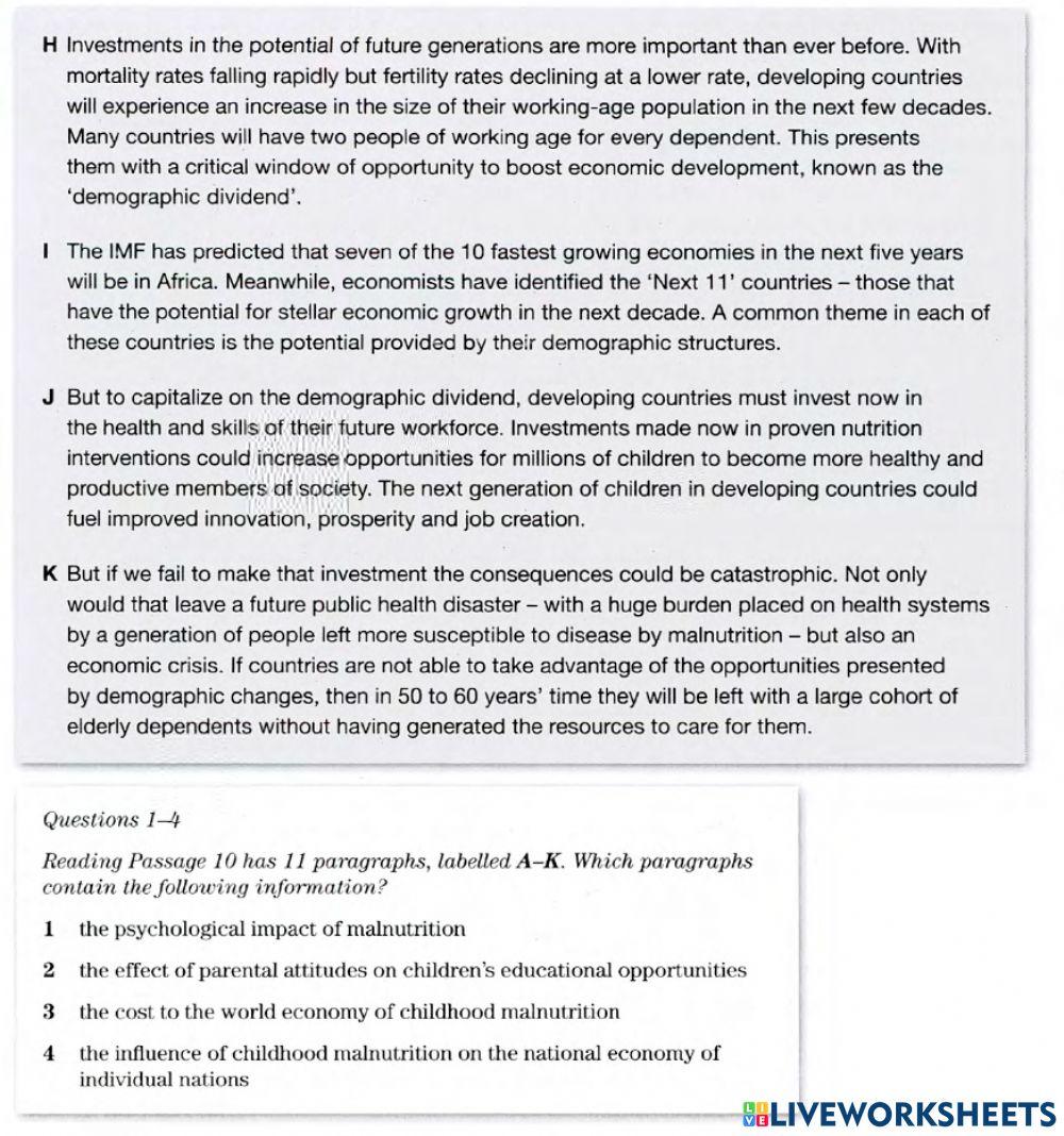 IELTS 6.0 - Unit 3 - Lesson 1 - Reading Practice