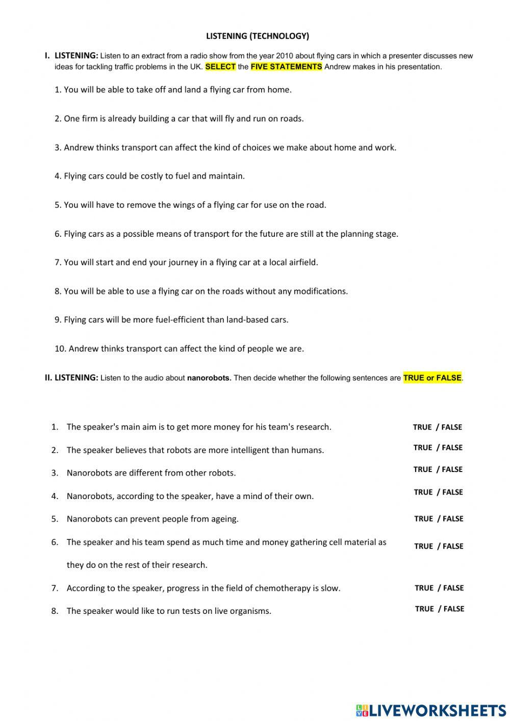 Listening technology