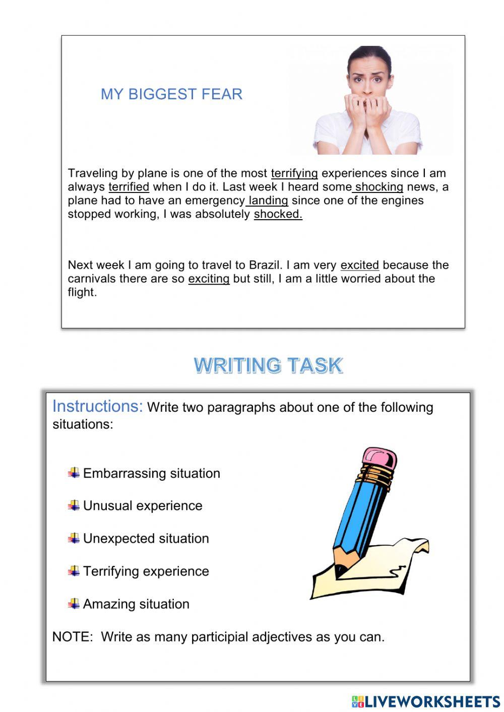 Participial adjectives